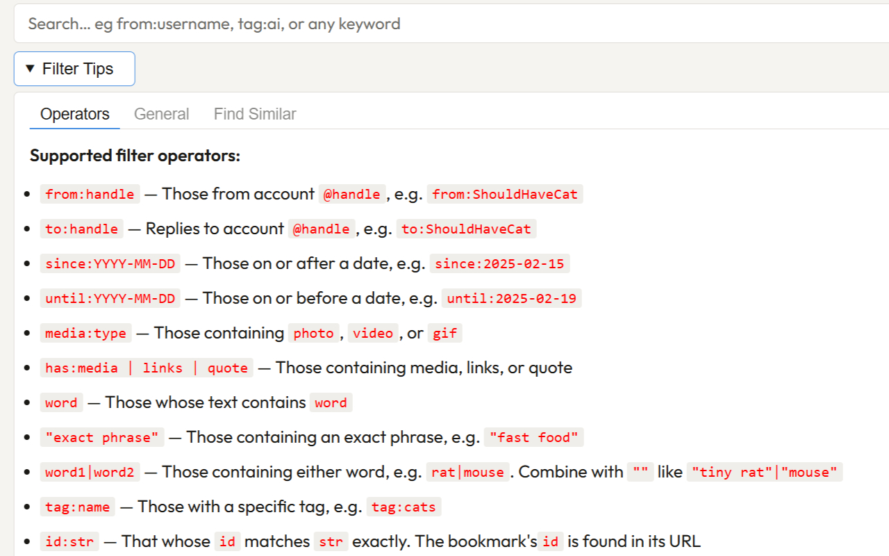 Tag Search
